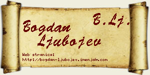 Bogdan Ljubojev vizit kartica